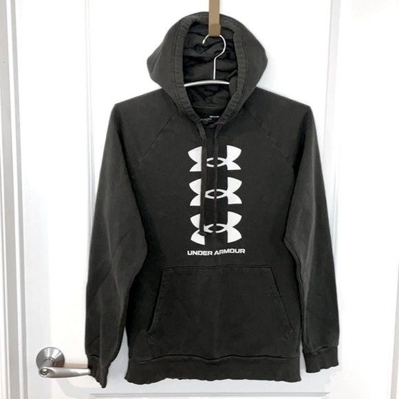 UNDER ARMOUR | Women’s UNDER ARMOUR Olive Green Pullover Hooded Sweatshirt - Picture 5 of 7